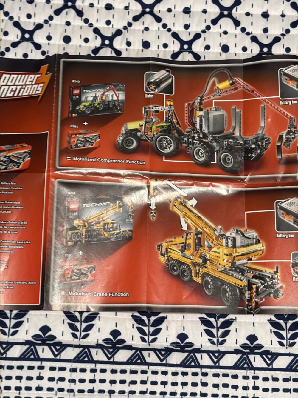 LEGO Technic Pick-Up Tow Truck (Set 9395) and Power Functions Motor (Set 8293) - Picture 7 of 11